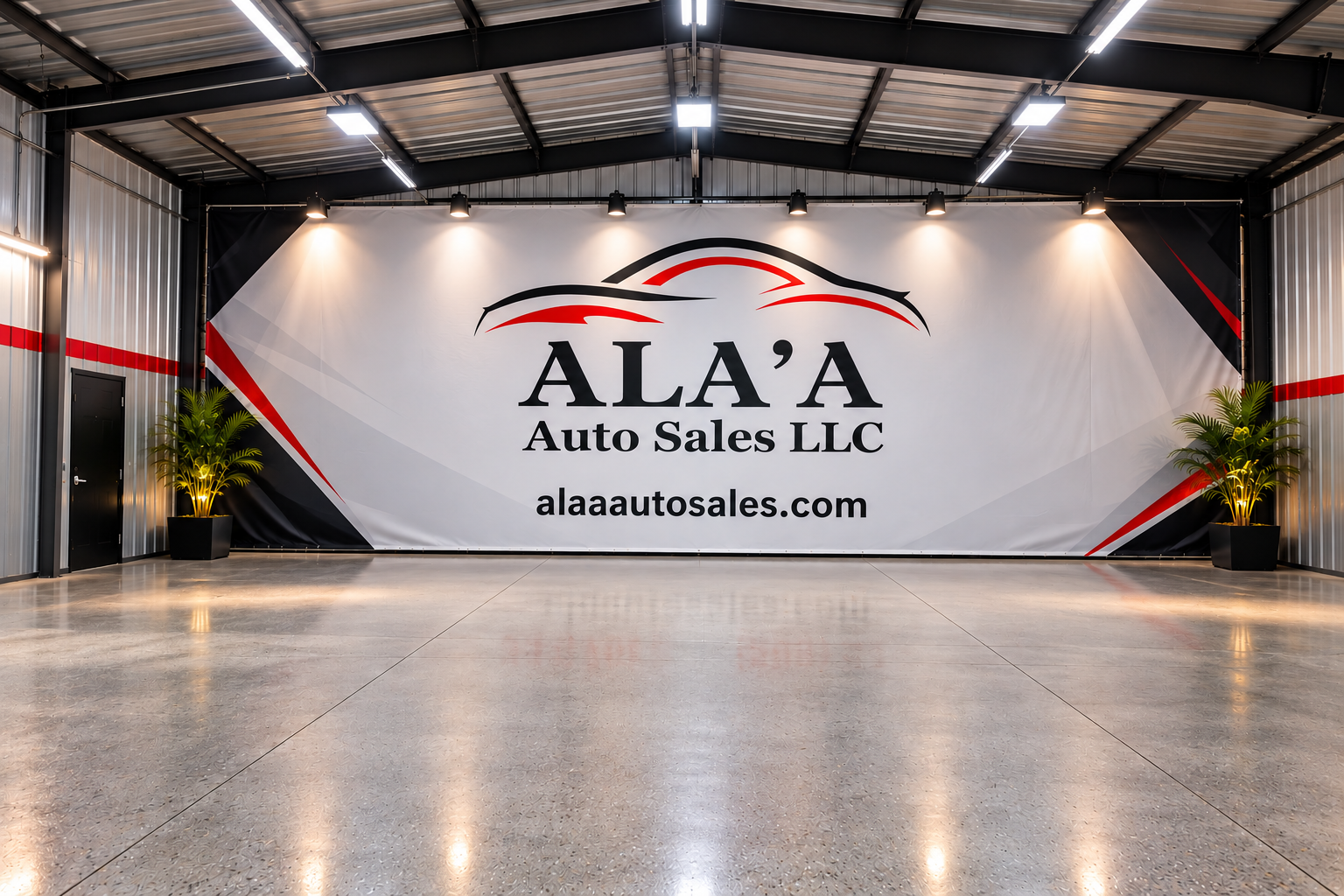 The Ala'a Auto Sales showroom in Boise
